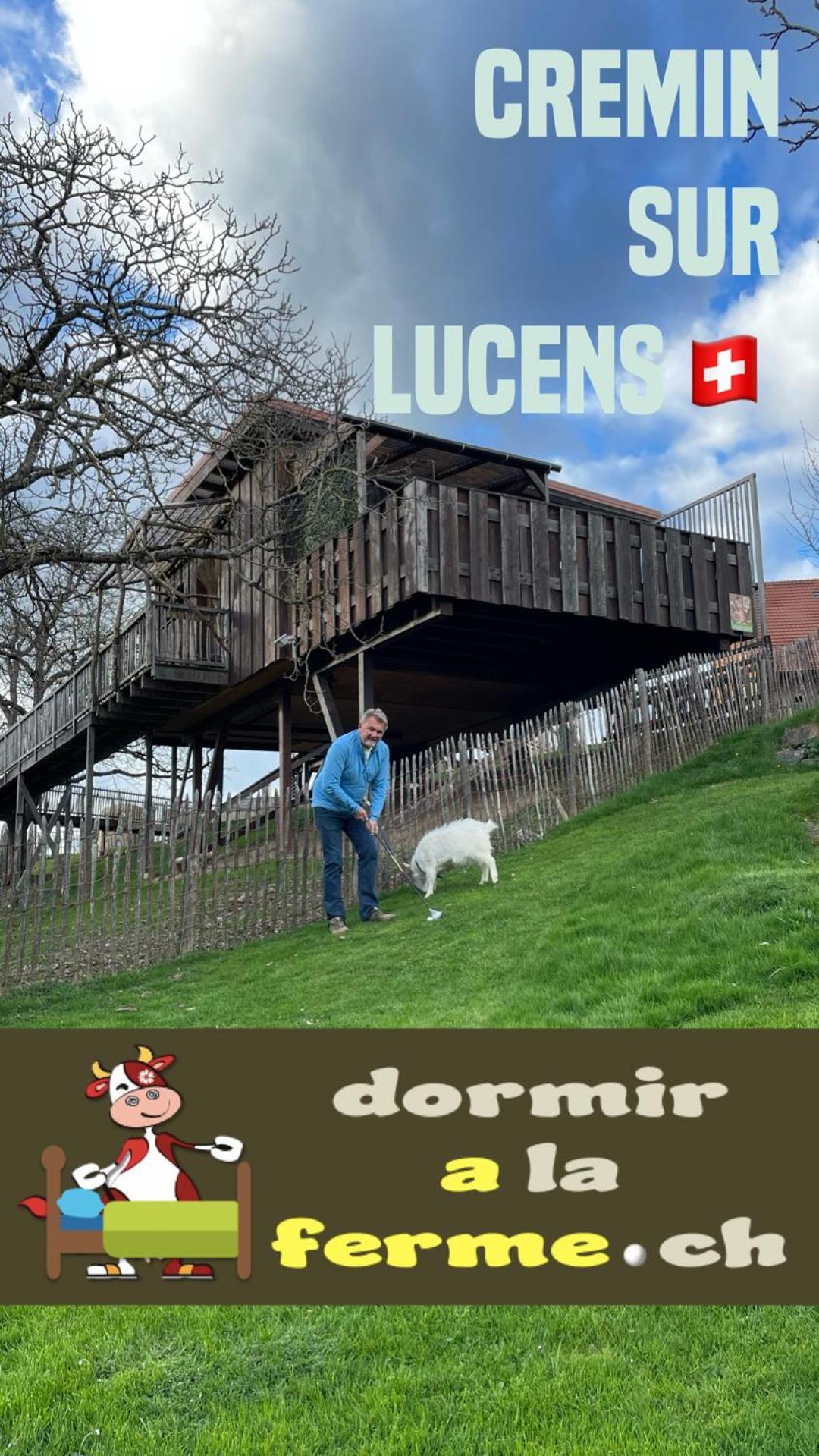 Cabane Dans Les Arbres / Swin-Golf De Cremin Kültér fotó